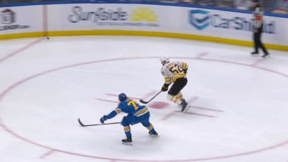 BOS@STL: Kastelic scores goal against Joel Hofer