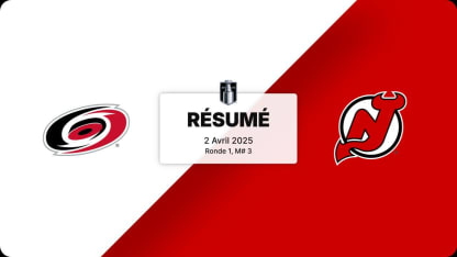 CAR vs NJD | Match no 3 | Résumé