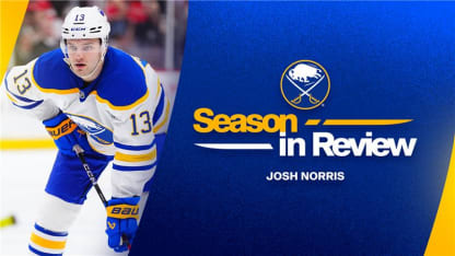 buffalo sabres josh norris injury trade season recap season in review