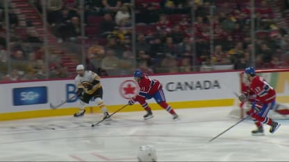 BOS@MTL: Lohrei scores goal against Samuel Montembeault