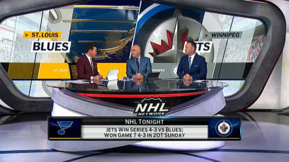 NHL Tonight on the series between the Blues and Jets
