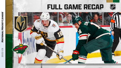 Recap: VGK 4, MIN 3 - F/SO