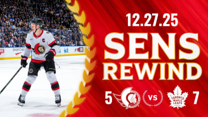 Sens Rewind: Sens Unable to Complete Comeback vs Leafs