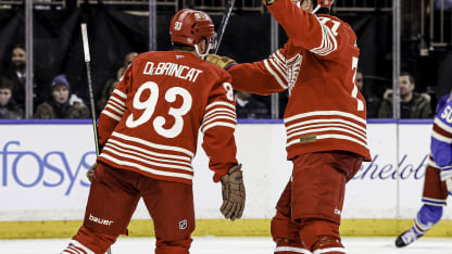 DET@NYR: DeBrincat scores PPG against Jonathan Quick