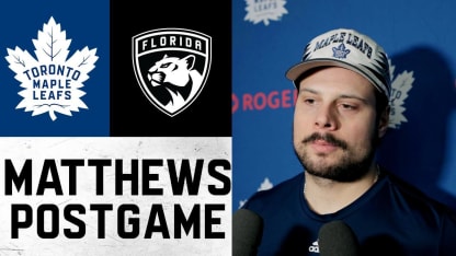 Auston Matthews | Post Game at Florida Panthers