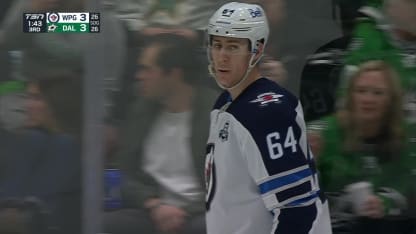 WPG@DAL: Stanley scores goal against Jake Oettinger