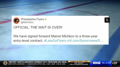 NHL Tonight on Michkov signing