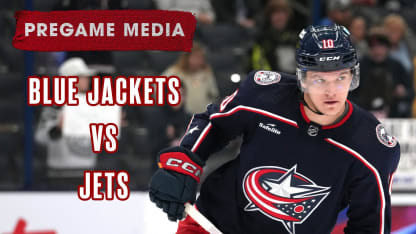 Blue Jackets vs Jets | Pregame Media