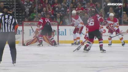 CGY@NJD: Haula scores goal against Dustin Wolf