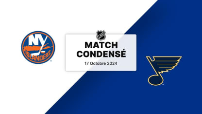 Match condensé: NYI @ STL 17/10/2024