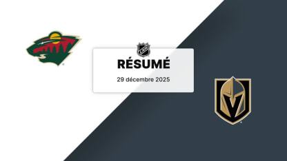 MIN vs VGK | Résumé | 29/12/2025