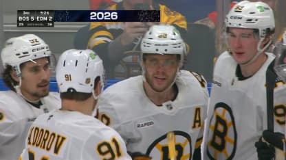 BOS@EDM: Pastrnak scores goal against Connor Ingram