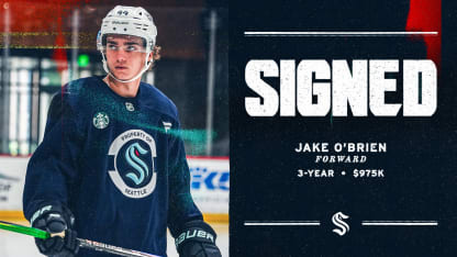 Seattle Kraken Sign Forward Jake O’Brien to Three-Year, Entry-Level Contract-pr