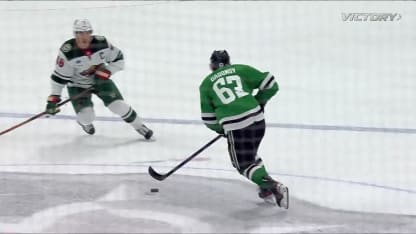 Wyatt Johnston with a Goal vs. Minnesota Wild