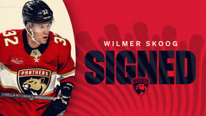 Florida Panthers Agree to Terms with Forward Wilmer Skoog on a One-Year, Two-Way Contract