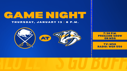 20220113 Sabres Predators Game Night Mediawall