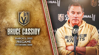 Bruce Cassidy Pregame 3/5