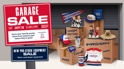 Capitals to Host Garage Sale at MedStar Capitals Iceplex on Sept. 20