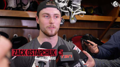 Zack Ostapchuk dispo médias post-match contre TOR