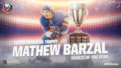 Matew Barzal NHL Awards Calder