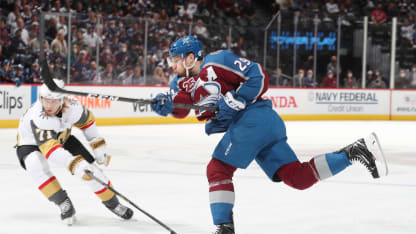 Nathan MacKinnon shooting Vegas Golden Knights 2021 June 2