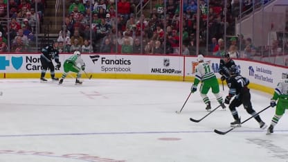 UTA@CAR: Peterka scores goal against Brandon Bussi