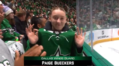 WNBA Paige Bueckers wears Dallas Stars jersey for Game 4