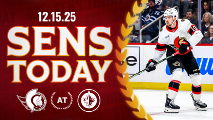 Sens Today: Game Day in Winnipeg