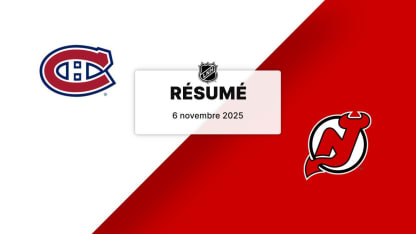 MTL vs NJD | Résumé | 06/11/2025