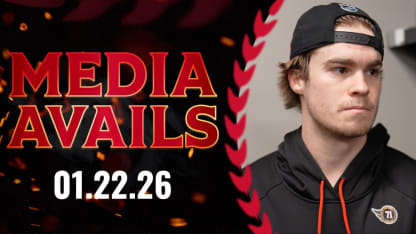 Ridly Greig Pregame Media vs NSH