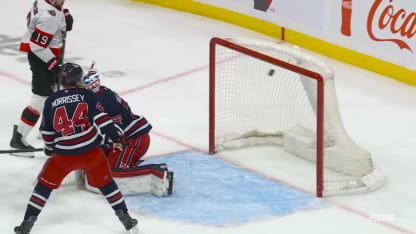 OTT@WPG: Sanderson marque un but contre Connor Hellebuyck