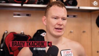 Brady Tkachuk Pregame Media vs NYR