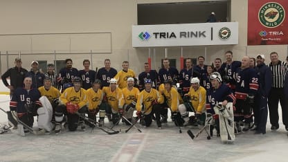 Blind hockey team photo
