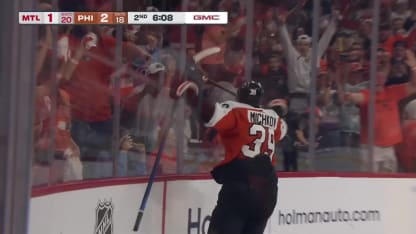 Michkov's 20th goal of season