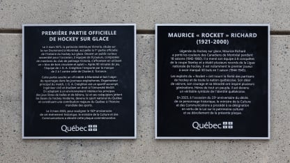 Plaques unveiled at the Bell Centre to commemorate hockey history