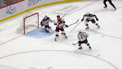 CBJ@FLA: Reinhart marque un but en A.N. contre Elvis Merzlikins