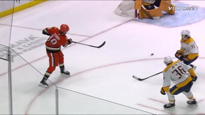 NSH@ANA: McTavish scores PPG against Juuse Saros