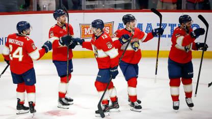 Pantehrs celebrate goal