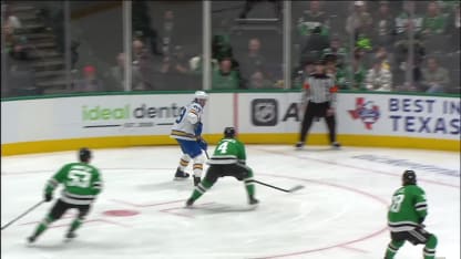 STL@DAL: Buchnevich gives the Blues the lead