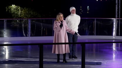 NHL takes part in White House holiday rink opening