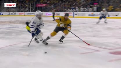 TOR@VGK: Rielly scores goal against Adin Hill