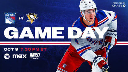 Rangers at Penguins: Pregame Notes | 10.09.24