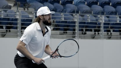 Doughty takes to the tennis court