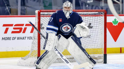 Hellebuyck holds Utah Hockey Club scoreless