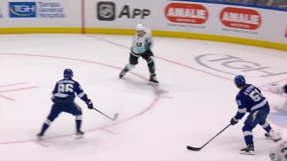 SEA@TBL: Montour scores goal against Andrei Vasilevskiy