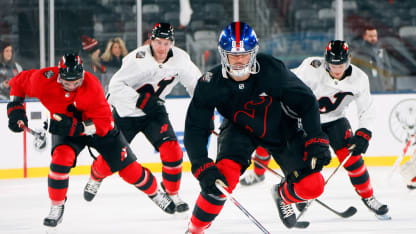 Devils stadium series practice