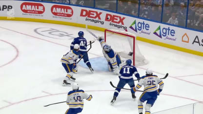 BUF@TBL: Chaffee scores goal against Ukko-Pekka Luukkonen