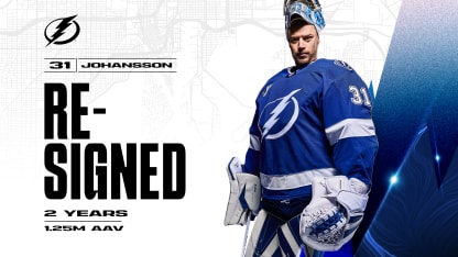 LIGHTNING SIGN G JONAS JOHANSSON TO A TWO-YEAR CONTRACT EXTENSION
