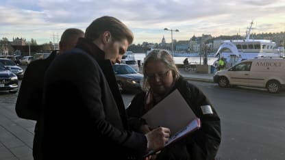 Landeskog Sweden autograph