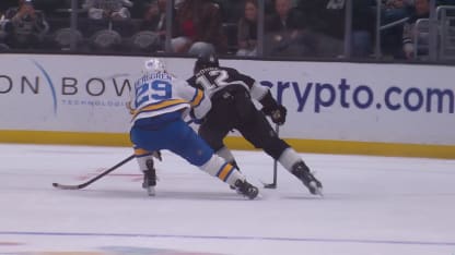 STL@LAK: Moore scores goal against Jordan Binnington